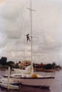 Captain up the mast Buddina 1994
