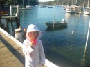 Amy at the wharf