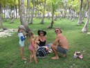 this should be in the San Blas album! Linda and Bill with jack and Amy