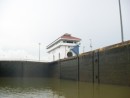 Panama canal built more than 100 years ago. water going down....