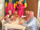 yachties Ginger, Natalie, Linda, Bill, Pete and Rob Indian restaurant Cape Town