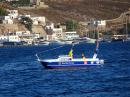 fish boat in Patmos: done up like a Ferry
