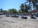 dinghy landing area on Playa Boquita