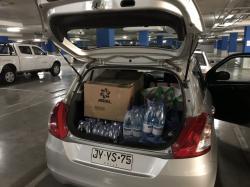 Provisioning with the rented car