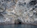 This is the smaller cave we visited when the tide was further out. It seemed to be the colorful one.