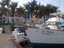 Our boat docked in Mazatlan.  We had to change our anchor chain, end to end, all 300 feet of it.  The end being used the most, probably 120-150 feet was losing its galvanization and we don