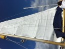 New fully battened main sail