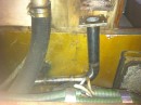 New exhaust made and being fitted