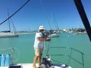Major Misuse of a Spinnaker Pole: Bringing our generator back on board