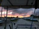 On the hard...: Sunset in the boatyard 