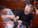 Darrell repairing  the alternator