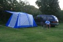 4) Our first camp site!   We stayed at the Dept. of Conservation campgrounds in Matai Bay.