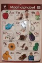 This Maori alphabet chart was on the wall of the waiting room in the medical clinic - I couldn