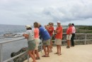 12) Our touring group (the Flying Foxes and their Hounds!) looking out at the blowholes.