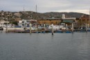 The dock we stayed at in Ensenada - this is as we were leaving.  Notice the parts that are mostly submerged - not a good thing!!!