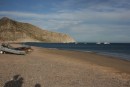 Our anchorage in Los Frailes.  We