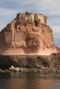 We called this one Wedding Cake Cliff!  The pink lava rock is so beautiful.  On Isla Partida - a morning