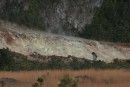 Another interesting area on the Crater Rim Drive was the Sulphur Banks - stained yellow, orange, and neon green by the hundreds of tons of sulfuric gases released here daily!