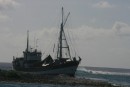 This is a small cargo ship that came into Fanning Island right before we left.  It brought several volunteers, including a  doctor and an optometrist, from the US.  The trip was sponsored by PIMA.  The ship