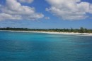 The water and white sand was beautiful on Christmas Island.  Unfortunately, the water temp was 86 and didn