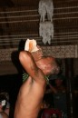 The Fiafia show at the Aggie Grey hotel started with the traditional sounding of the conch.
  