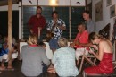 Glen played with Leekie, the best Ukeleli player on the island!  Several others joined in on pots and pans and wooden sticks!  It was amazing!