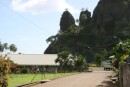 The school at Fatu Hiva - what a lovely view!