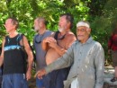 Dave (Baraka), Tom (Warm Rain), Glen, and the almost 80 year old Fijian gentleman who owns the property near the Spitfire wreck.  He was giving us directions to find it.