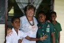 Our visit to this school was so much fun!  The children were all so curious and loving and made me feel like a celebrity!