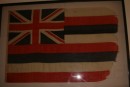 The original flag of Hawaii that flew over the Lahaina Courthouse before Hawaii even became a state!
