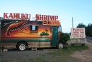 WE had yummy garlic shrimp from one of the shrimp trucks parked off the side of the road in Kahuku.  There was also a shrimp farm there.