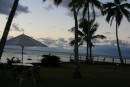 The view from the very romantic "Tamarind House" on Rarotonga.  I