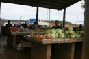The market in Neiafu.  This is where we buy all of our produce and eggs.  The locals are will to barter (to a certain extent) for their goods.  We paid $5 T for a head of cabbage, $3 for bell peppers, etc...