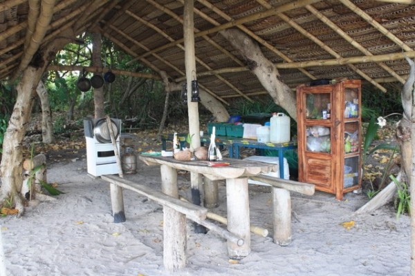 The Kitchen At Mafana Island Bacpacker