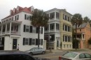 "Rainbow homes" in Charleston on East Bay street