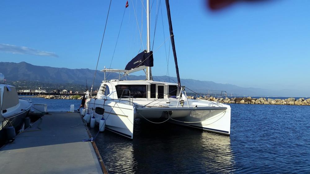 WheytoGo safely docked in Santa Barbara Marina
