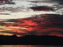 Sun setting over Cape York land 