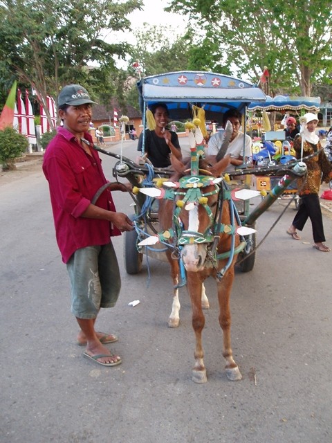 "Taxi" at Bima- also at Lombok and and Gili Air