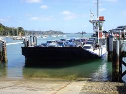 Car ferry from Opua over to Okiato: This was the beginning of an 8k walk to Russell