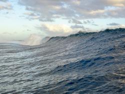 The huge waves that surfers come to ride 
