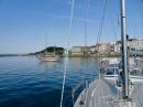 Anchorage in the Ensenada de Corme: first anchorage after the 35nm passage from A Coruña
