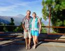 Bill and Moira with Mount Teide in the background