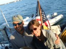 c&ra: Chris and Ruth Ann, newly weds on honeymoon with 25 ft sailboat.  