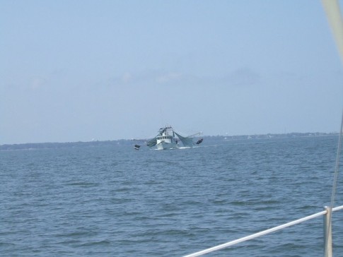 Shrimper in Apalachicola Bay
