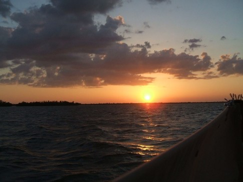 Sunset at Sanibel, last one of the trip
