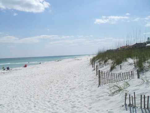 Pensacola Beach, great white sand