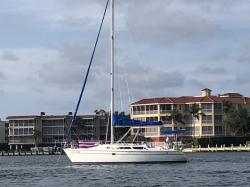 Breeze anchored in Smokehouse Bay, Marco Island