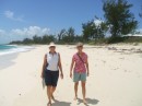 Jeannette Roslie and Carol Edwards at GTC beach