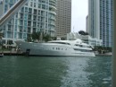 Little boat downtown Miami