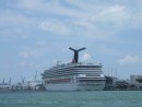 Carnival Destiny was only one in port